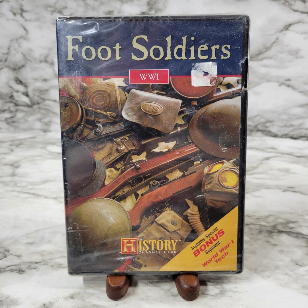 FOOT SOLDIERS WWI + World War 1 Foot Soldiers Guns History Channel DVD NEW